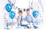 Geburtstags Deko Set blau